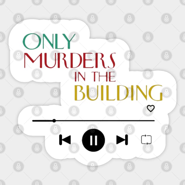 Only Murders In The Building podcast Sticker by Penny Lane Designs Co.